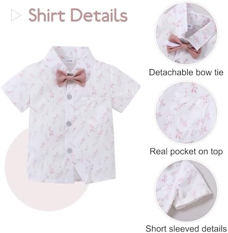 Toddler Baby Boy Outfits 1-6T Boys Dress Clothes Set