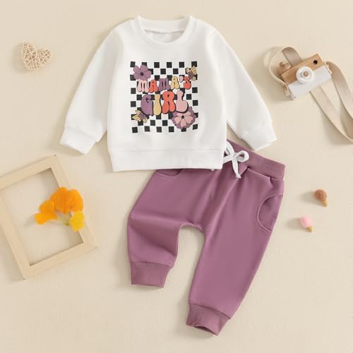 Perfect Toddler Essentialscheckedrinterface Top Pants Set for Growth Style