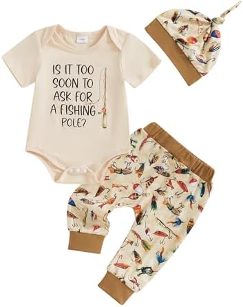 Fishing Fun Newborn Romper Set