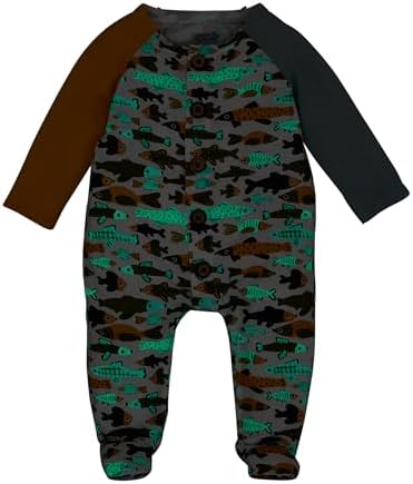 Mud Pie - Adorably Cuddly infants fish print sleepers