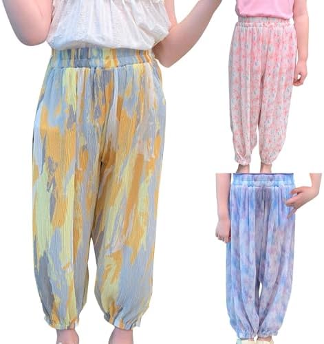 Adorable Tie-Dye Harem Pants for Toddler Boys Elastic Waist