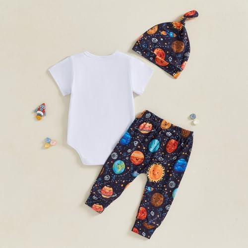 Bagilaanoe Baby Boy Half Birthday Outfit Space Theme