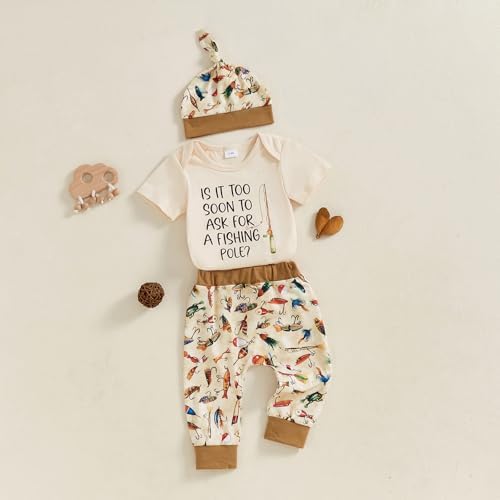 Fishing Fun Newborn Romper Set