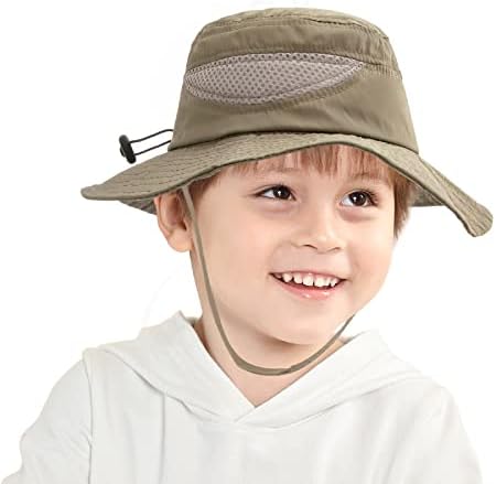 Keep your kids stylish and protected with this adjustable UPF 50 sun hat