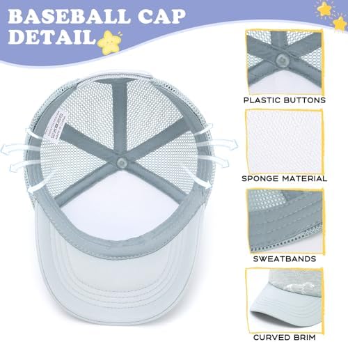 Hpegny Toddler Baseball Cap and Sun Hat - Comfortable Mesh and Sponge Design