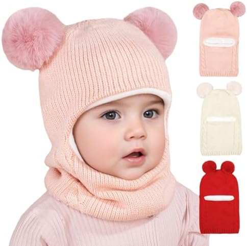 Winter Hats and Scarves Set for Kids