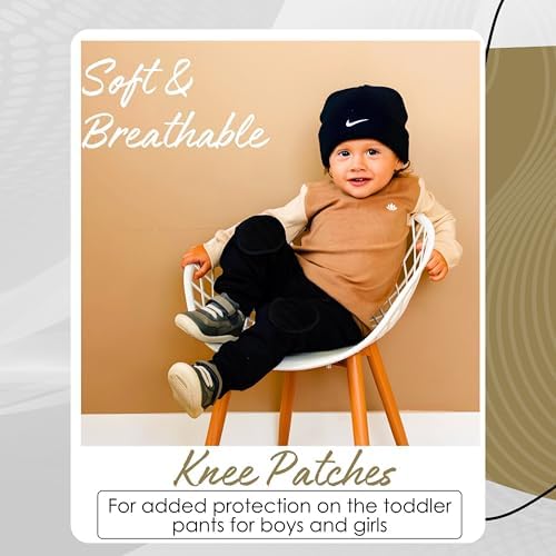 Safe andComfortable Viscose Toddler Pants with Knee Protection