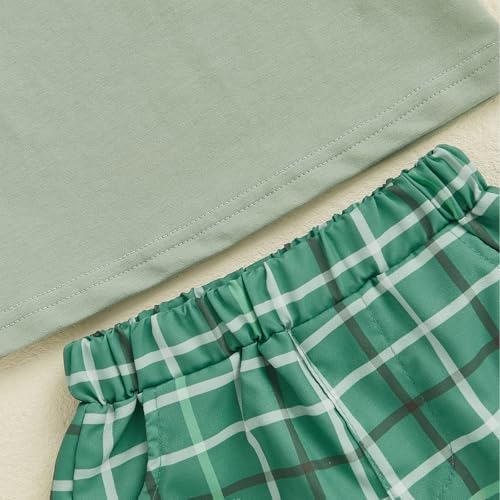 Plaid Answers toddler boys set