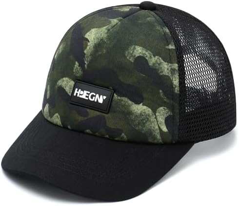 Hpegny Toddler Baseball Cap and Sun Hat - Comfortable Mesh and Sponge Design