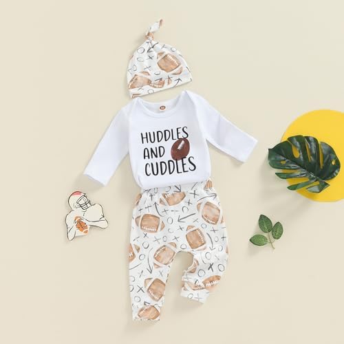 SAYOO Baby Boy Football Outfit Perfect Sunday Choice