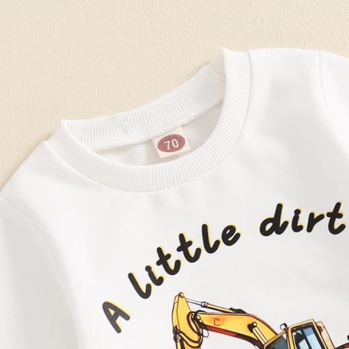 Perfect Toddler Tractor Farm Sweater Pants Set
