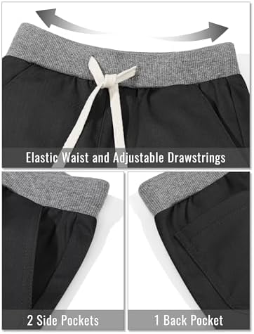 Resinta 3-Piece Toddler Boy Uniform Pants