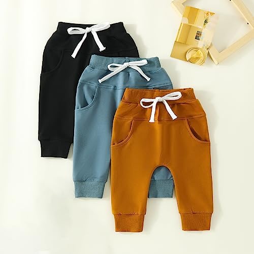 Stylish Solid Cotton sweatpants for Toddlers