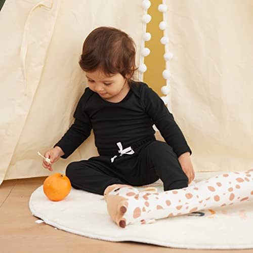 SOBOWO 3-Pack Newborn Joggers for Baby