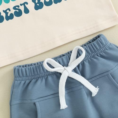 WSBVNS Infant Boys Summer Letter Print Set