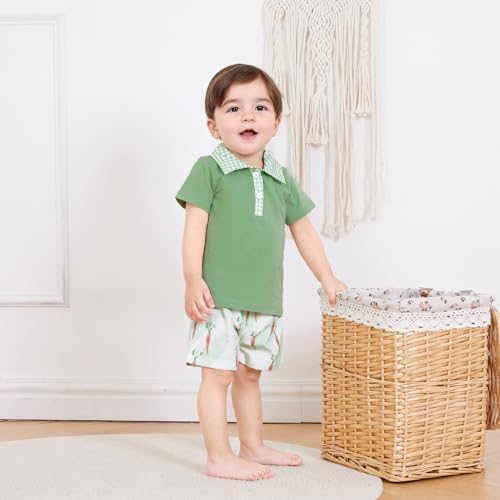 Big Brother Little Sister Easter Outfits Toddler Romper Set