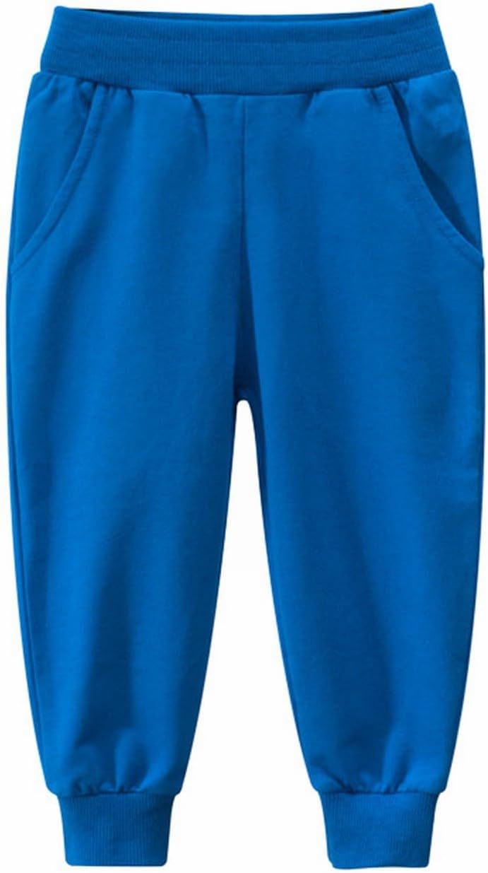 Organic Cotton toddler joggers Unisex Growth Pants for Fall Winter