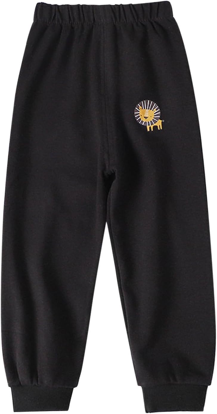 Toddler Boys Girls Active Jogger Pants with Pockets Stretch Fit