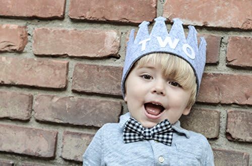 Two Birthday Baby Boy Crown Hat