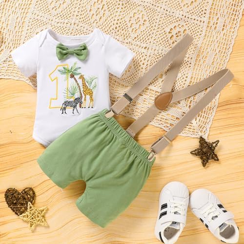 GRNSHTS Baby Boy First Birthday Set