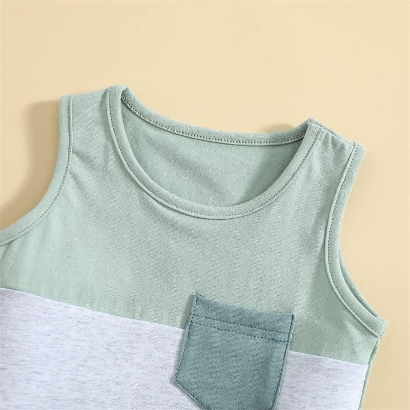 Cozy Waffle Sleeves Toddler Boys Clothing Set - Stylish Summer Outfit for Kids