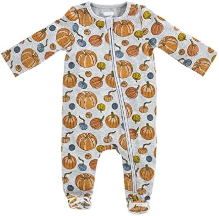 Mud Pie Baby Sleepers pumpkin patch vibe