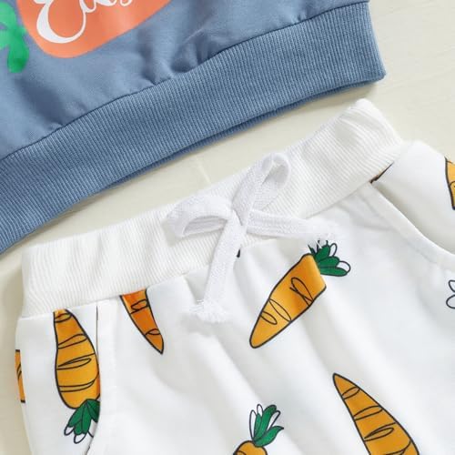 Aopwsrlyi My First Easter Baby Boy Outfit - Soft 95 Cotton 5 Polyester Set
