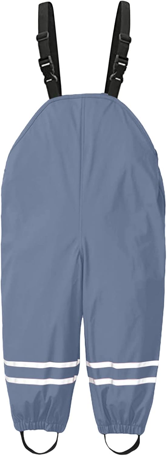 Kids Boys Girls Rain Pants Waterproof mud-proof rain suits for children