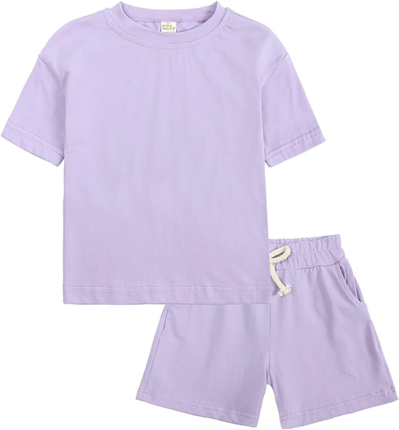 Mercatoo Toddler Boys Drawstring Shorts Set - Summer Outfits