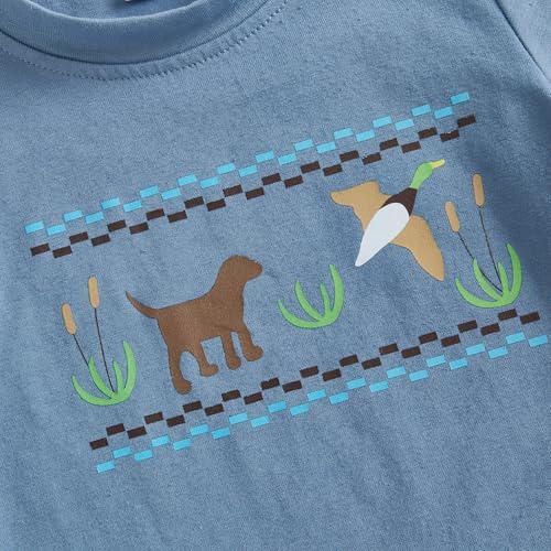 Toddler Boy Mallard Duck Summer Outfit Set 2Pcs