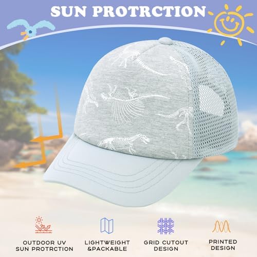 Hpegny Toddler Baseball Cap and Sun Hat - Comfortable Mesh and Sponge Design