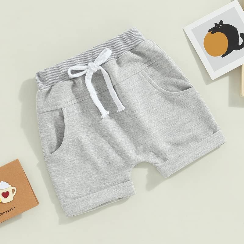3-Piece Set for Boys Cute Summer Beach Shorts