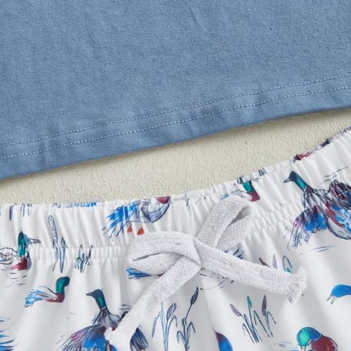 Toddler Boy Mallard Duck Summer Outfit Set 2Pcs