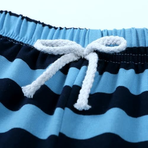 Kids Tales Striped Crewneck Outfit for Toddlers