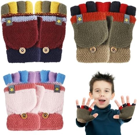Flip Top Winter Gloves for Kids
