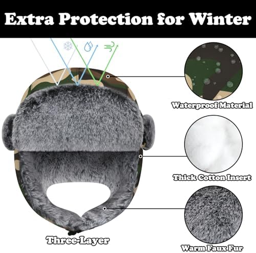 Sarfel Waterproof Winter Hat for Kids