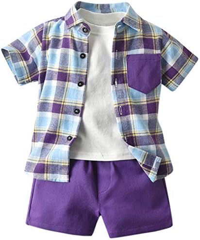 Sangtree Boys Summer Short Hawaiian Set for Kids