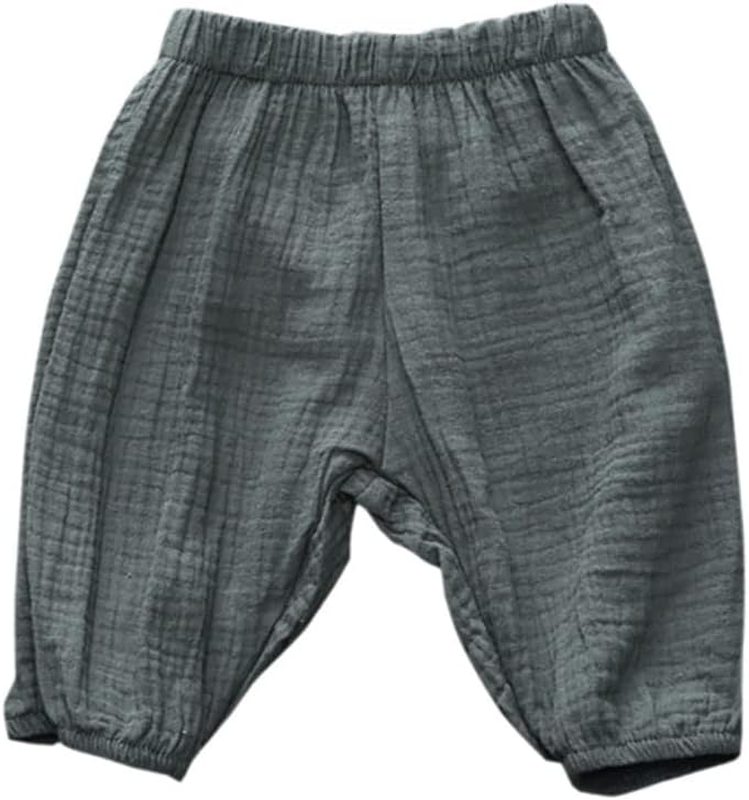 Hwafan Honeycombed Baby Boys Crop Pants 6-12 Mo