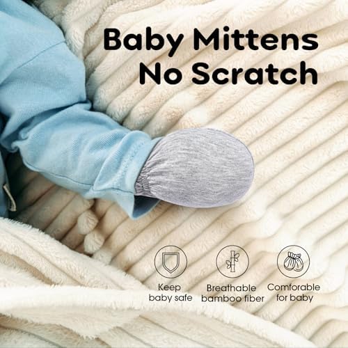 Yoofoss Soft Baby Mittens