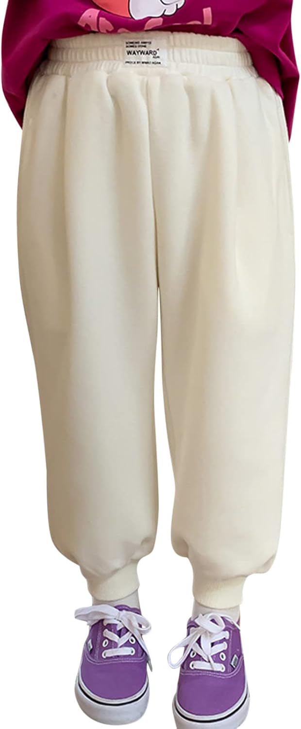 Kids Casual Pants Comfortable Durable Boys Girls Size
