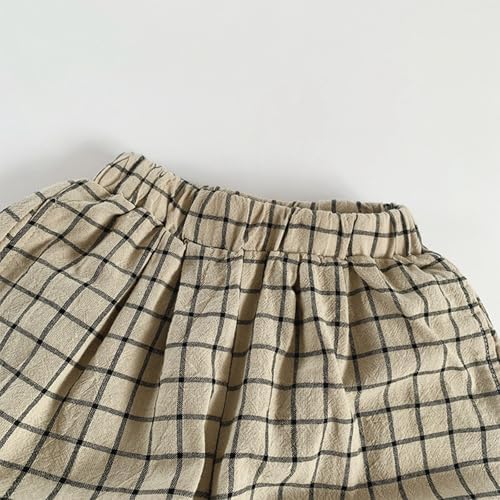 Splash of Stripe Boys Checked Cotton Pants