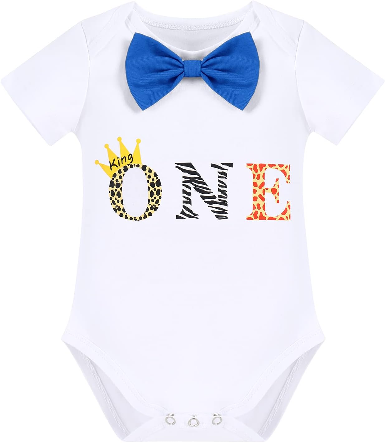Jungle Adventure 1st Birthday Romper Set