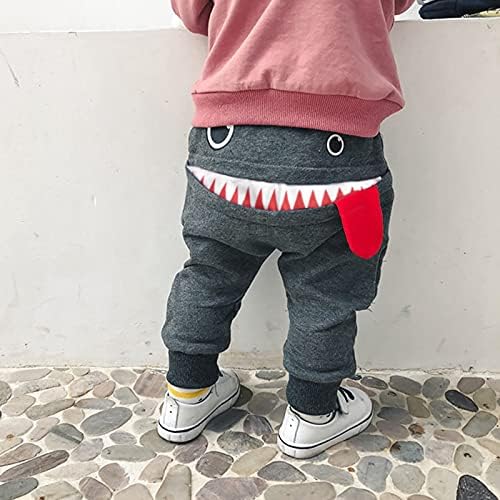 Fun Cartoon Monster Big Tongue Toddler Jogger Pants