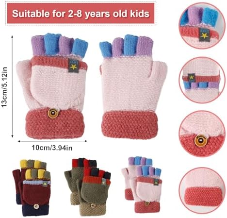 Flip Top Winter Gloves for Kids