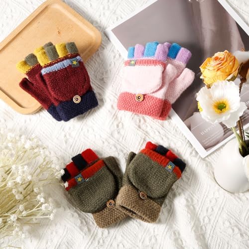Flip Top Winter Gloves for Kids