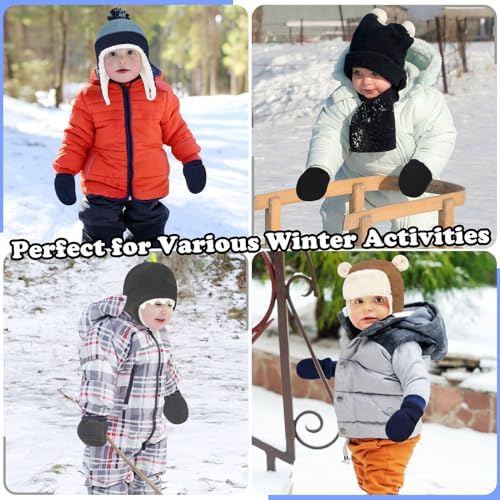 Sarfel Baby Winter Mittens - Fleece Gloves for Toddler