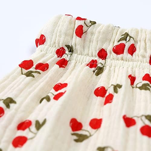 MYGBCPJS Kids Ankle Pants for Boys Girls Cotton Linen Bloomers