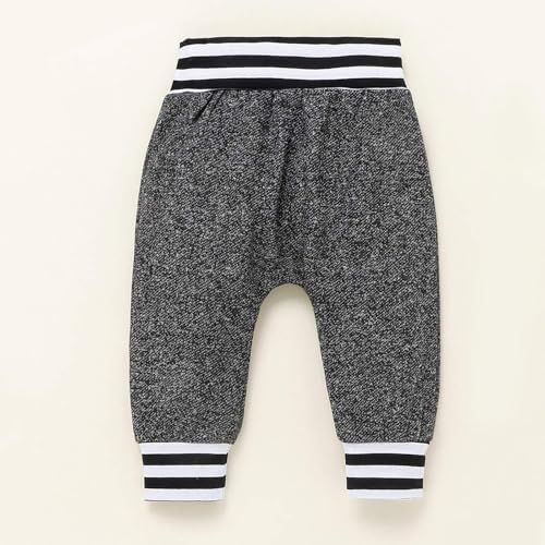 Baby Boys 3-Piece Set Soft Cotton Romper Elastic Pants Hat - Fun indexable