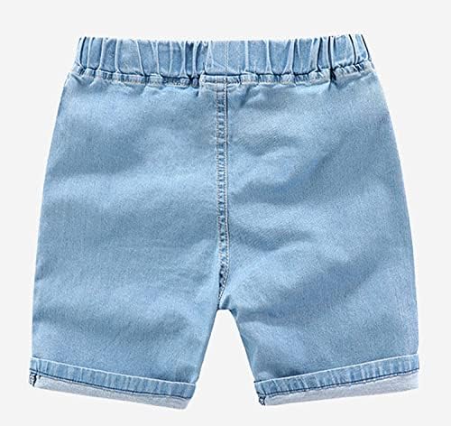 EISHOW Toddler Denim Shorts with Pockets for Boys Girls