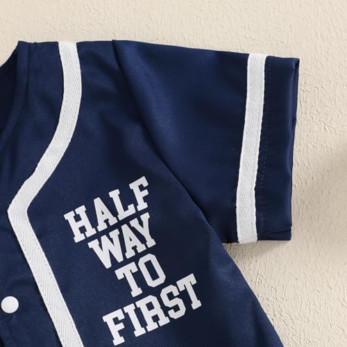 Chloefairy Baby Boy Half Birthday Outfit Set
